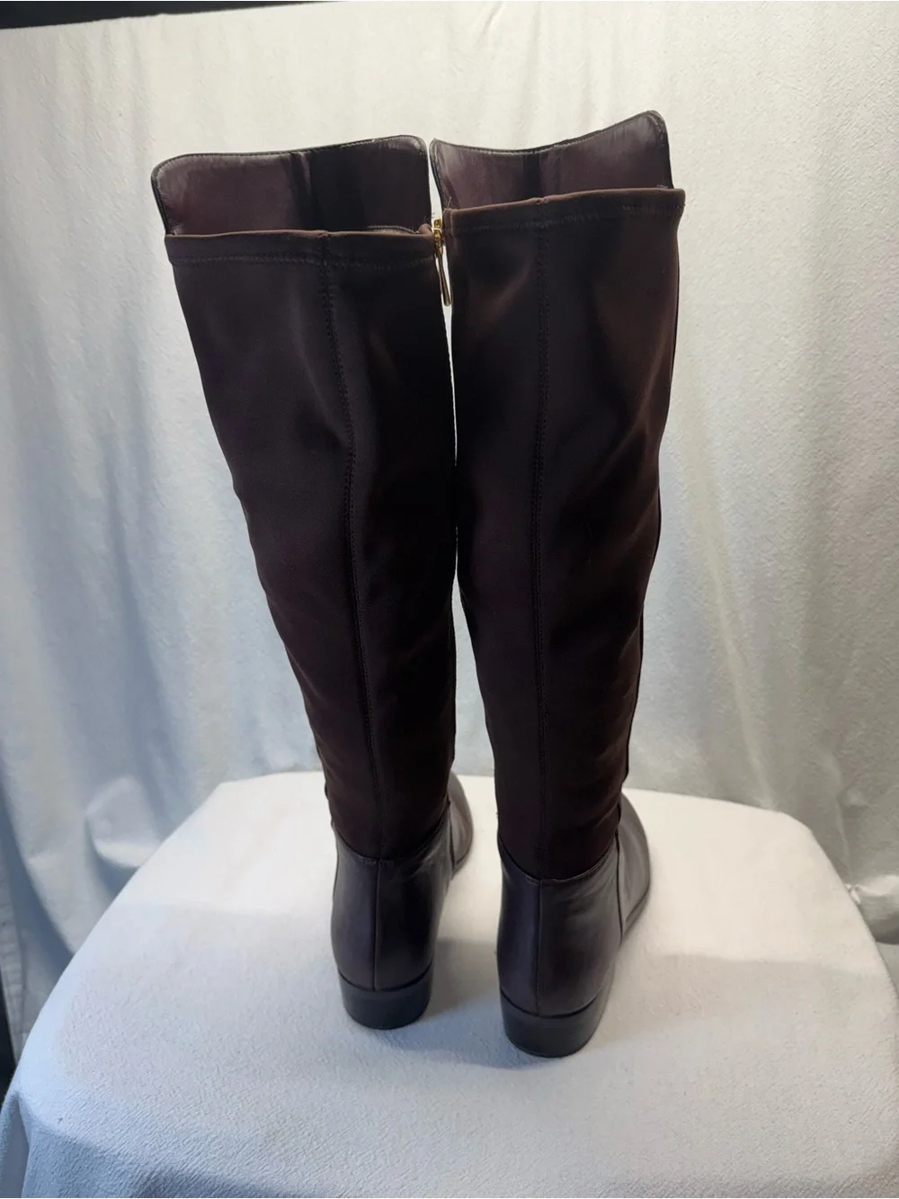Classic MK OldMoney Vibe Michael Kors Dark Brown Over-the-Knee Chic Leather Boot